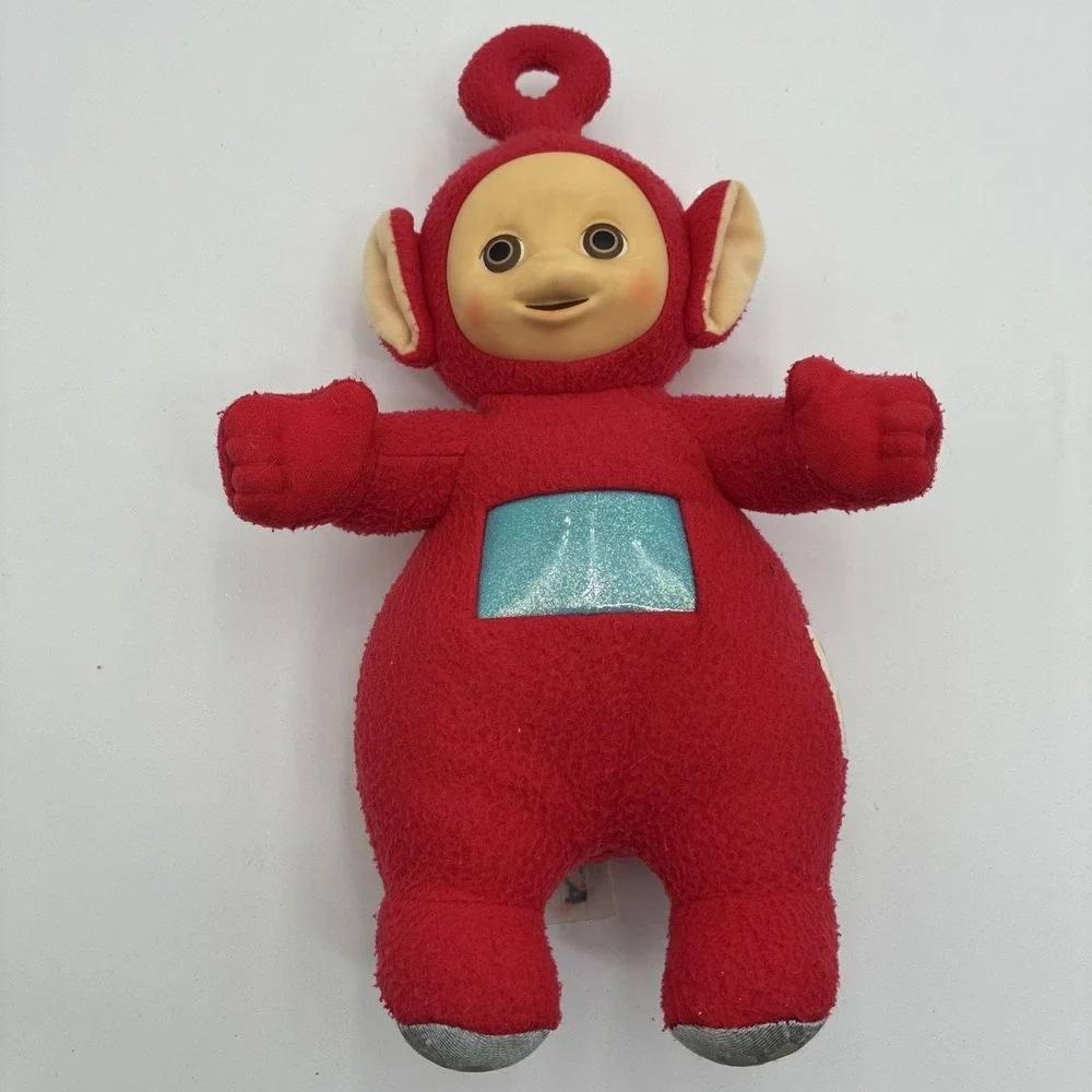 Vintage 1998 Teletubbies Po Plush Red Playskool 11 inch Soft Toy 57215 57211